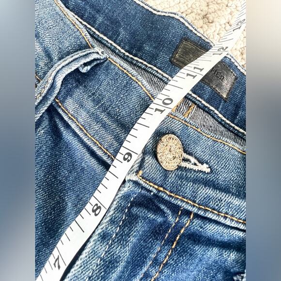 Mother insider crop step fray jeans in not rough enough kick flare HR summer 28 - Picture 13 of 16